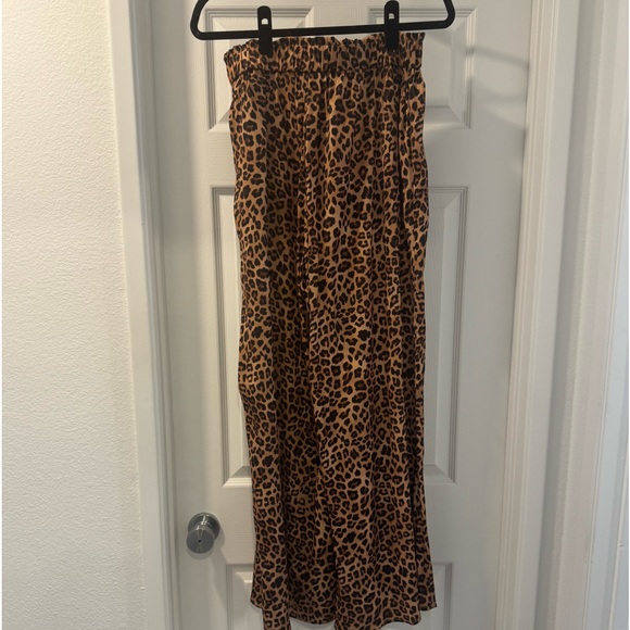 Summersalt Leopard Palazzo Pant with Ties - Picture 7 of 10